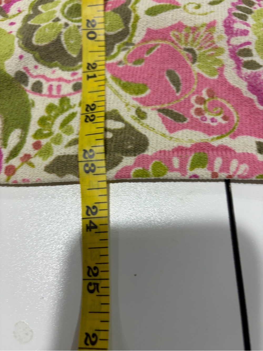 Sigrid Olsen Pink & Olive Paisley Keyhole Long-Sleeve Top - Picture 7 of 10